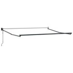 vidaXL Store rétractable automatique jaune et orange 350x250 cm