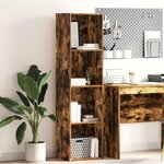 vidaXL Bibliothèque chêne fumé 40x30x152 cm bois d'ingénierie