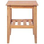 vidaXL Table basse 40x40x50 cm Carrée Teck solide