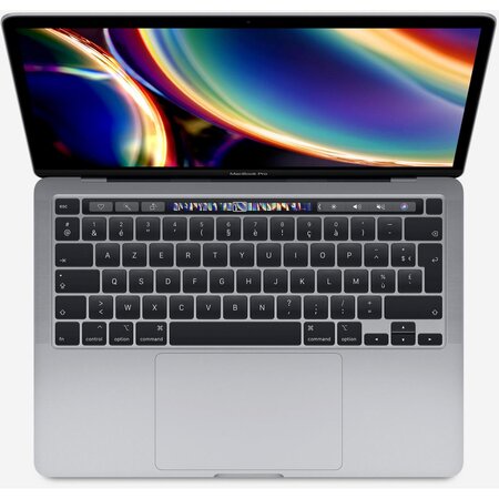 Macbook pro touch bar 13" i5 2 ghz 16 go ram 1000 go ssd gris sidéral (2020) - parfait état