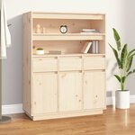 vidaXL Buffet haut 89x40x116 5 cm Bois massif de pin
