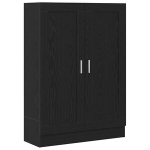 vidaXL Bibliothèque Chêne noir 82 5 x 30 5 x 115 cm Bois d'ingénierie