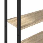 vidaXL Bibliothèque Chêne Sonoma 60 x 24 x 161 cm Bois d'ingénierie