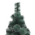 vidaXL Sapin de Noël artificiel avec support Vert 150 cm PET