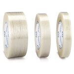 Ruban adhésif armé raja armé fil à fil  110 microns 19 mm x 50 m (lot de 48)