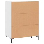 vidaXL Buffet blanc 69 5x34x90 cm bois d'ingénierie