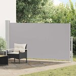 vidaXL Auvent latéral rétractable de patio 160 x 300 cm Gris