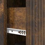 vidaXL Armoire à tiroirs Chêne fumé 33 x 34 5 x 87 cm