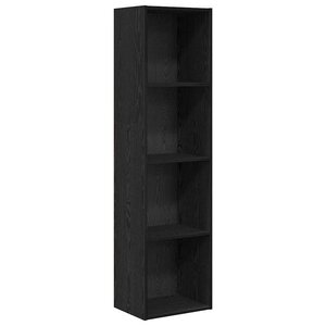 vidaXL Étagère Chêne noir 40 x 30 x 152 cm Bois d'ingénierie