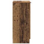 vidaXL Buffet Bois ancien 30 x 30 x 70 cm Bois d'ingénierie