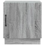 vidaXL Table de chevet 2 Pièces Sonoma gris 43 x 34 5 x 47 cm