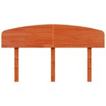 vidaXL Tête de lit cire marron 150 cm bois massif de pin