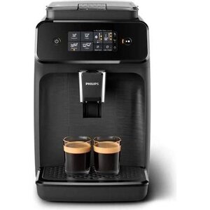 Philips ep1200 - machine a café expresso a café grains avec broyeur - 2 boissons - ecran tactile - aquaclean - noir mat