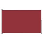 Vidaxl auvent latéral rétractable de patio 200x300 cm rouge