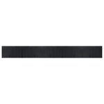 vidaXL Tapis rectangulaire noir 60x500 cm bambou