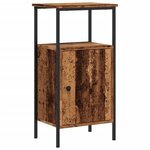 vidaXL Table de chevet vieux bois 41x31x80 cm bois d’ingénierie