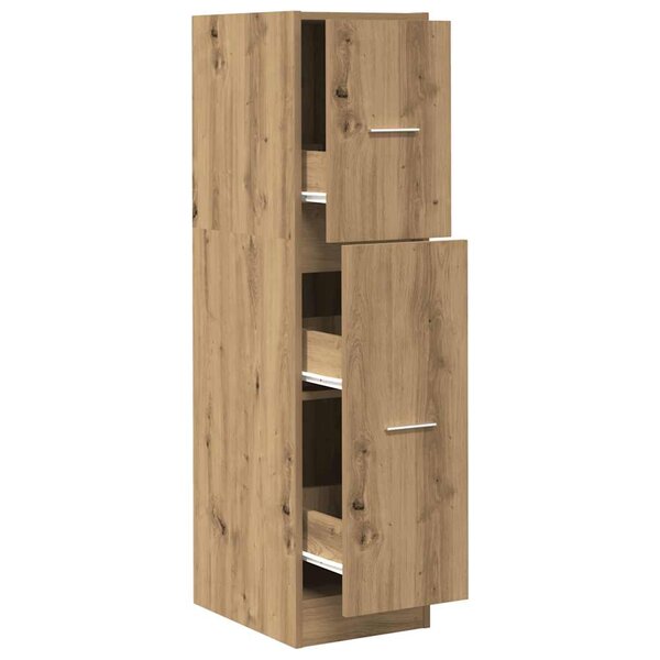 vidaXL Armoire d'apothicaire chêne artisanal bois d'ingénierie