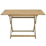 vidaXL Ensemble à manger de jardin 5 Pièces Bois d'acacia solide