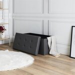 Banc coffre de rangement en polyuréthane zoé