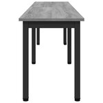 vidaXL banc Gris Sonoma 200 x 35 x 45 cm Bois d'ingénierie