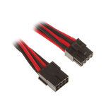 Câble d'alimentation tressé ATX 8 pins BitFenix - 45cm (Noir/Rouge)
