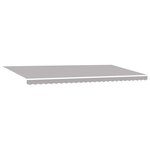 Store rétractable automatique vidaXL Gris clair 600x300 cm