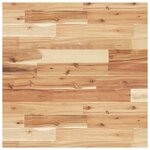 vidaXL Étagère de vasque murale acier et bois massif d'acacia