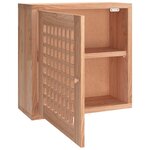 vidaXL Armoire murale 42x18x42 cm Bois massif de noyer