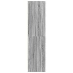 vidaXL Garde-robe sonoma gris 100x50x200 cm bois d'ingénierie