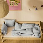 Flexa WHITE Banquette-lit 90 x 200 cm avec dossier Beige sable