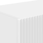 vidaXL Meuble TV mural Blanc 98 x 31 x 29 5 cm Bois d'ingénierie