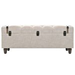 vidaXL Ensemble de bancs de rangement 3 Pièces Bois massif et acier