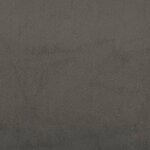 vidaXL Tête de lit avec oreilles Gris foncé 83x16x118/128 cm Velours