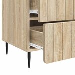 vidaXL Cabinet de chevet avec tiroir Chêne Sonoma 43 x 41 x 68 cm