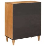 vidaXL Buffet Marron clair 60 x 33 x 75 cm bois de manguier massif