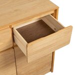 vidaXL Buffet SAUDA chêne 80x43x75 5 cm bois massif de pin