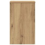 vidaXL Supports pour plantes 2 Pièces chêne artisanal bois ingénierie