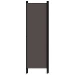 vidaXL Cloison de séparation 3 panneaux Anthracite 150x180 cm
