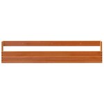 vidaXL Étagères à chaussures murales 2 Pièces cire marron 110x8 5x23 5 cm