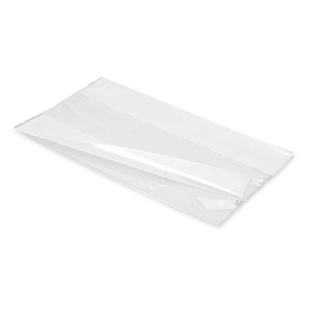 Sachet plastique à soufflets transparent 50 microns raja 15x25x8 cm (lot de 1000)