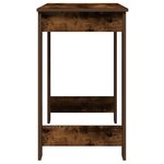 vidaXL Bureau chêne fumé 100x45x75 cm bois d'ingénierie