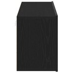 vidaXL Meubles TV 2 pièces Chêne noir 160 x 30 x 41 cm Bois d'ingénierie