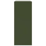 vidaXL Buffet vert olive 67x39x95 cm acier