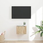 vidaXL Meuble TV mural Sonoma 60 x 31 x 29.5 cm Bois d'ingénierie