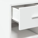 vidaXL Buffet blanc 50x42 5x93 cm bois d'ingénierie