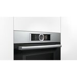 Bosch cmg636bs1 - four compact avec fonction micro ondes - 45 l - eco clean - 12 modes de cuisson - l 59 4 x p 54 8 cm - inox