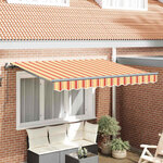vidaXL Auvent Rétractable Multicolore 250 x 200 cm