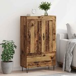 vidaXL Haut Armoire Bois Ancien 69 5 x 31 x 115 cm Bois d'ingénierie