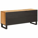 vidaXL Meuble TV Marron 105 x 33 x 46 cm Bois de mangue massif