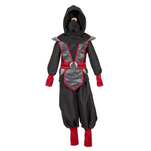 Costume Ninja noir et rouge 8 - 10ans